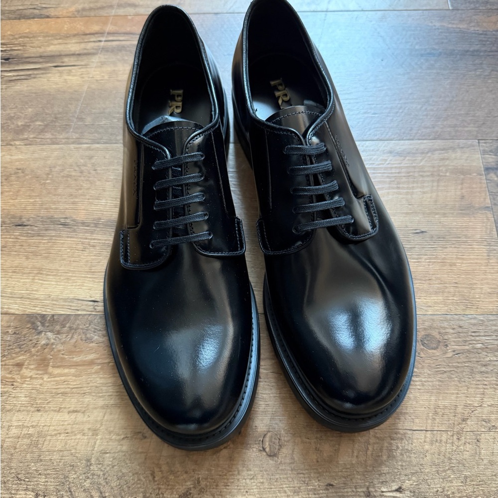 PRADA DERBY LACE-UP SHOES ( MENS 8.5)- BRAND NEW - Picture 6 of 6